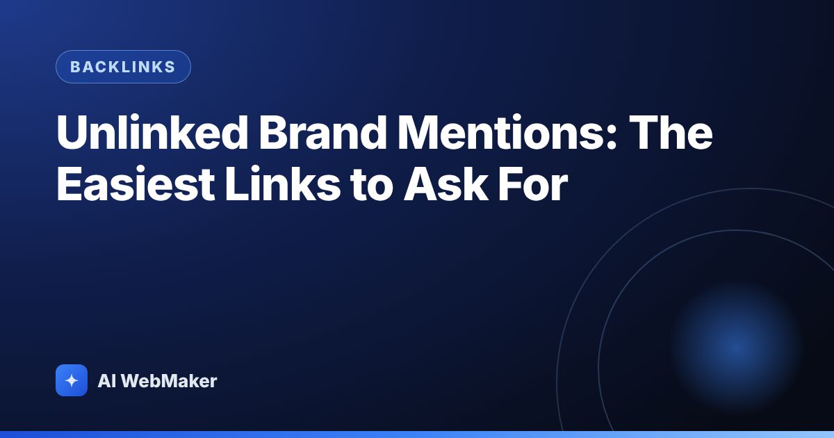 Unlinked Brand Mentions: The Easiest Links to Ask For