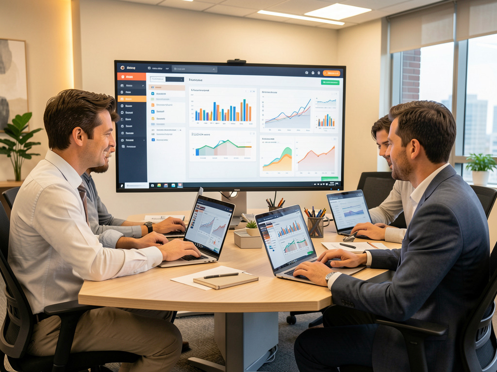 AI Project Planner collaboration dashboard showing live project updates and team status
