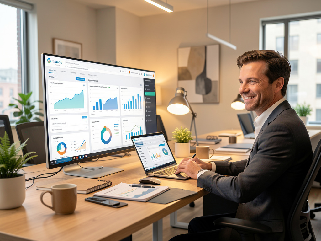 AI Project Planner analytics dashboard with project performance metrics